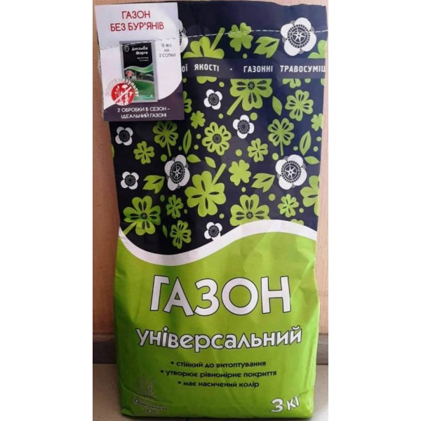 Семена Газонной травы Универсальная, 3 кг